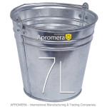 Galvanized buckets - 7 Liters