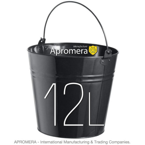 Coloured Metal Bucket – 12 Liters