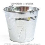 Galvanized Beer Bucket - 7 Liters