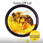 Twist-Off Lid (Honey Jar Screw Top Caps) – 66mm